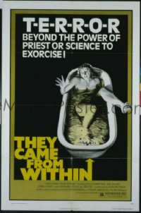 #433 THEY CAME FROM WITHIN 1sh '76 Cronenberg 