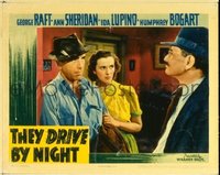 2020 THEY DRIVE BY NIGHT #4 lobby card '40 Bogart w/cool fedora!