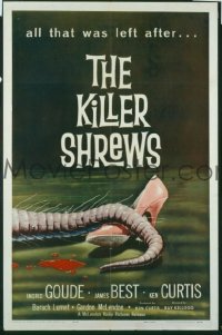 #068 KILLER SHREWS 1sh '59 Goude, Best 