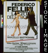 #360 CITY OF WOMEN Italian 1p '80 Fellini 