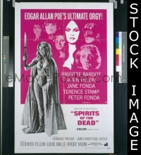 #326 SPIRITS OF THE DEAD 1sh '68 Bardot 
