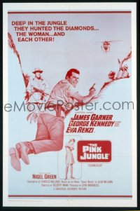 #486 PINK JUNGLE 1sh '68 James Garner 
