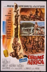 #7601 DRUMS OF AFRICA 1sh '63 Avalon, Hartley 