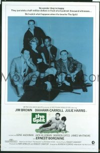 #670 SPLIT 1sh '68 Jim Brown 