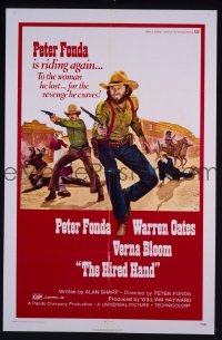 #1420 HIRED HAND 1sh '71 Peter Fonda 