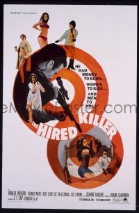 #236 HIRED KILLER 1sh '67 Webber, Nero 
