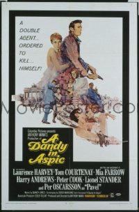 #126 DANDY IN ASPIC 1sh '68 Laurence Harvey 