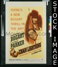 #9038 CHAIN LIGHTNING 1sh '49 Humphrey Bogart 