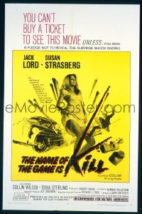 #8061 NAME OF THE GAME IS KILL 1sh '68