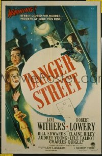 DANGER STREET ('47) 1sheet