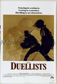 r559 DUELLISTS one-sheet movie poster '77 Ridley Scott, Carradine, Keitel