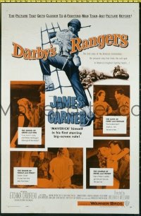 P458 DARBY'S RANGERS one-sheet movie poster '58 James Garner