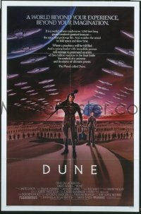 H359 DUNE one-sheet movie poster '84 MacLachlan, Lynch, Dourif