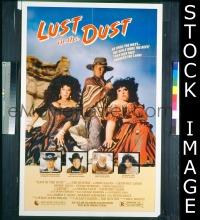 Q089 LUST IN THE DUST one-sheet movie poster '84 Divine, Tab Hunter