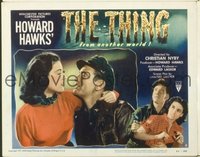 v146e THING ('51)  LC #3 '51 Kenneth Tobey romantic close up!