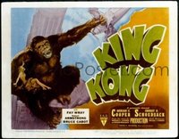 v028 KING KONG ('33)  TC R46 Fay Wray, classic ape image!
