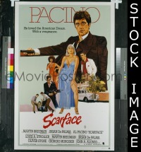 #3214 SCARFACE Aust 1sh83 Al Pacino, Pfeiffer 