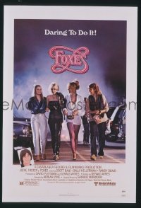 P681 FOXES one-sheet movie poster '80 Jodie Foster