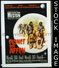t715 PLANET OF THE APES German movie poster '68 Charlton Heston