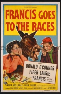 FRANCIS GOES TO THE RACES 1sheet