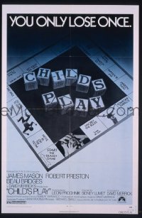 r398 CHILD'S PLAY one-sheet movie poster '73 James Mason
