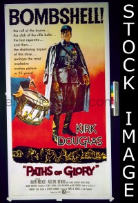 #8845 PATHS OF GLORY 3sh '58 Kubrick, Douglas 
