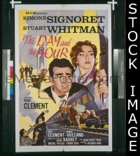 #0472 DAY & THE HOUR 1sh '63 Signoret 
