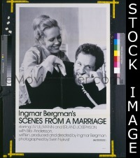 #624 SCENES FROM A MARRIAGE 1sh '73 Bergman 
