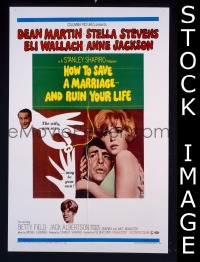 #1456 HOW TO SAVE A MARRIAGE 1sh '68 Martin 