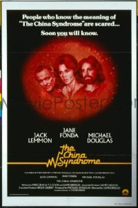 r400 CHINA SYNDROME one-sheet movie poster '79 Jack Lemmon, Jane Fonda