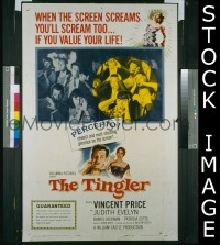 #5559 TINGLER 1sh '59 Vincent Price 
