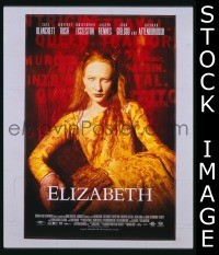 H370 ELIZABETH one-sheet movie poster '98 Gilles, Blanchett