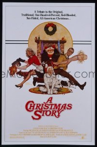 #085 CHRISTMAS STORY 1sh '83 best Xmas movie!