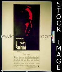 #8381 GODFATHER Italian 2p R70s different art of Marlon Brando, directed by Francis Ford Coppola!