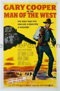 #7968 MAN OF THE WEST 1sh '58 Gary Cooper
