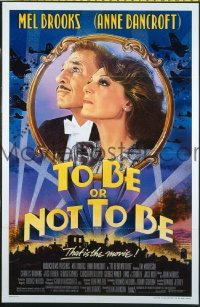 B081 TO BE OR NOT TO BE one-sheet movie poster '83 Mel Brooks