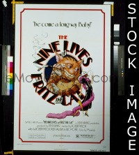 #663 9 LIVES OF FRITZ THE CAT 1sh '74 R.Crumb 