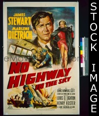 #2332 NO HIGHWAY IN THE SKY 1sh '51 Stewart