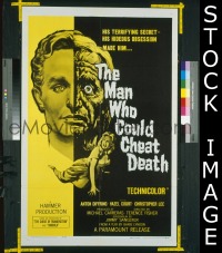 #081 MAN WHO COULD CHEAT DEATH 1sh 59 Hammer 