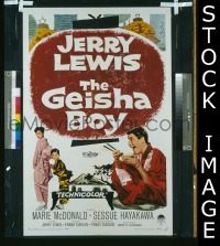 #1223 GEISHA BOY 1sh '58 Jerry Lewis 