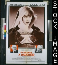 #469 TO THE DEVIL A DAUGHTER 1sh '76 Widmark 