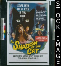 #641 SHADOW OF THE CAT 1sh '61 Shelley 