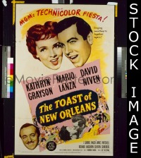 #733 TOAST OF NEW ORLEANS 1sh '50 Lanza 