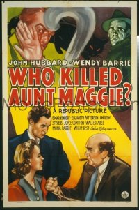 WHO KILLED AUNT MAGGIE 1sheet