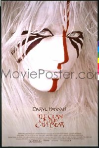 4618 CLAN OF THE CAVE BEAR one-sheet movie poster '86 fantastic image!
