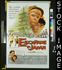 #153 ESCAPADE IN JAPAN 1sh 57 Wright,Mitchell