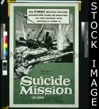 #9807 SUICIDE MISSION 1sh '56 English Navy! 