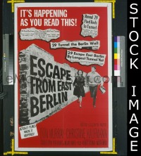 #9156 ESCAPE FROM EAST BERLIN 1sh '62 Murray 