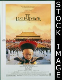 r891 LAST EMPEROR one-sheet movie poster '87 Bernardo Bertolucci