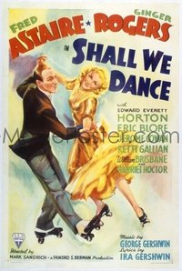 222 SHALL WE DANCE ('37) linen 1sheet